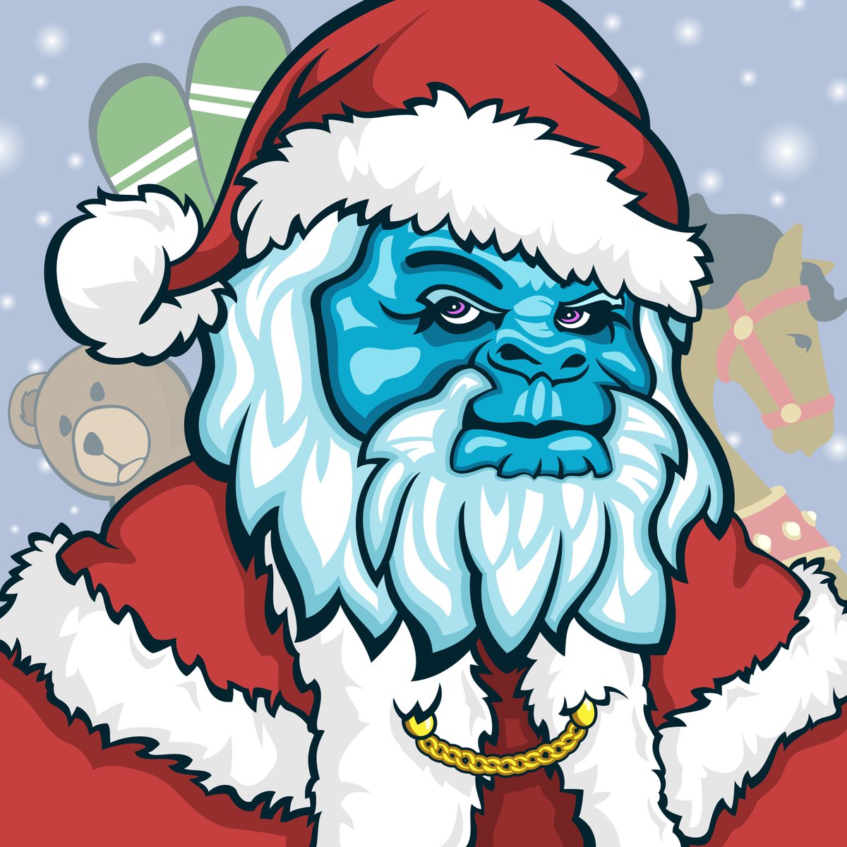 AlgoYeti's tweet photo. 🎅Yeti Claus is coming to town!

⏰Dropping down the chimney tomorrow - 10/21. 

Leave out some🍪 for me please! 

#algo #algorand #algonft #nftcommunity #nft #nftartist #nftart https://t.co/mY08ueKayl