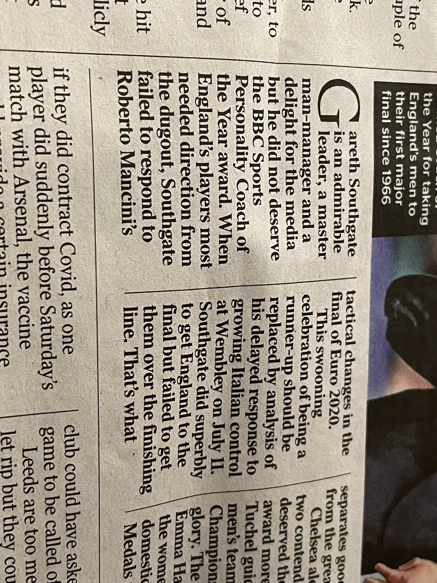 This is more like it <a href="/thetimes/">The Times and The Sunday Times</a> 👏