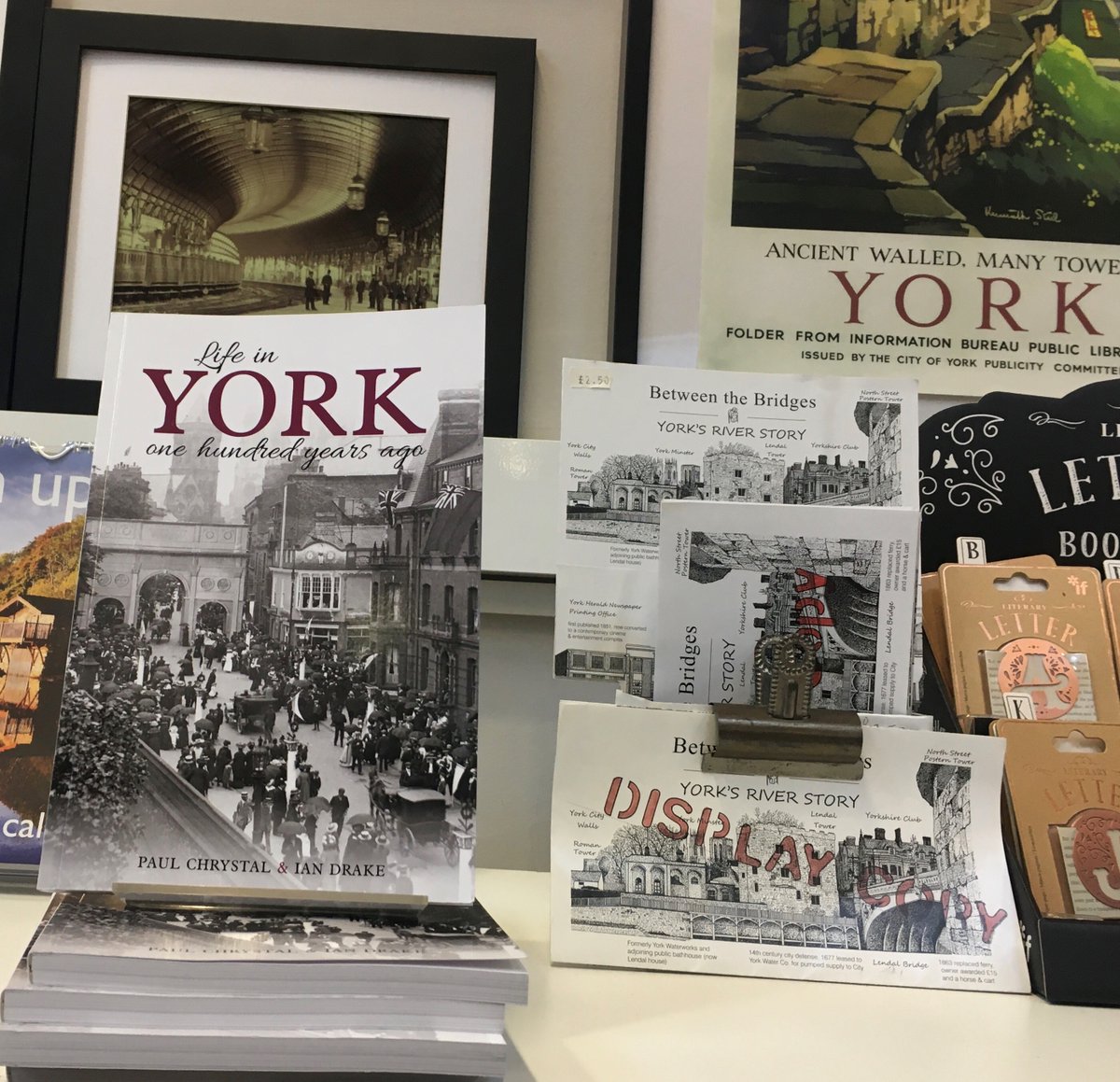 YorkArchivesUK's tweet photo. We're delighted to be able to offer this book for sale in our #libraryshop for £12. Bursting with wonderful photographs of everyday life in York 100 years ago, it's an ideal gift. Thanks to the lovely folk at @Carnegie_Books for sending us the books just in time for #christmas https://t.co/lJz39Fv3fP