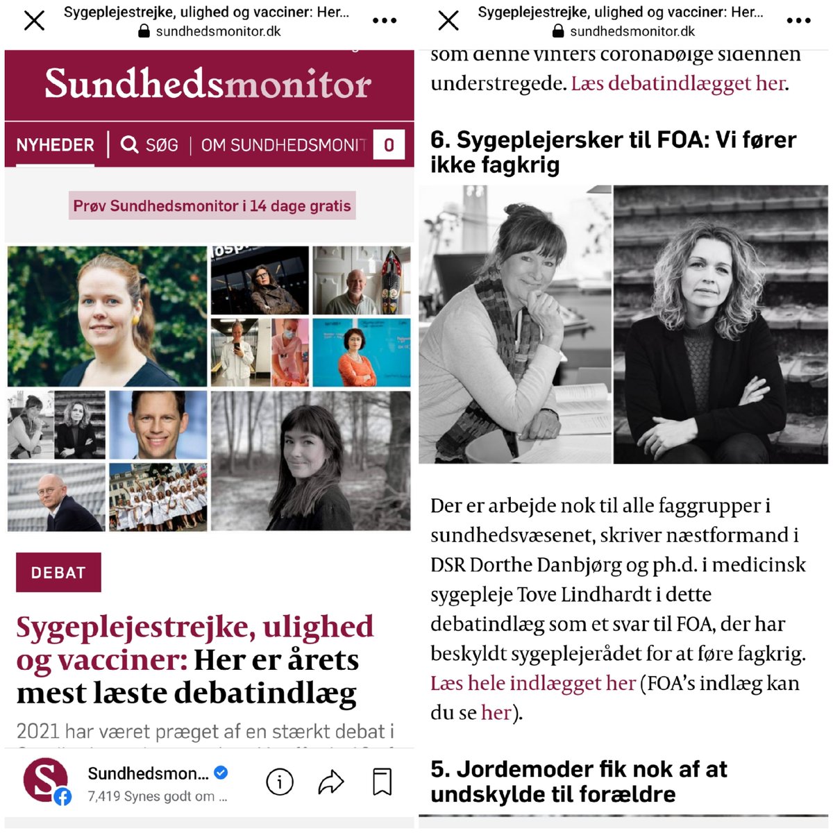 LindhardtTove's tweet photo. Se lige hvad der var nr. 6 på listen over mest læste indlæg hos Sundhedsmonitor 😊 https://t.co/OYsc2qPcf9