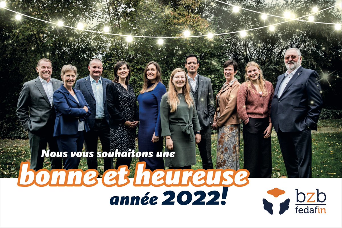 L'équipe de BZB-Fedafin vous souhaite de joyeuses fêtes et une bonne et heureuse année 2022!