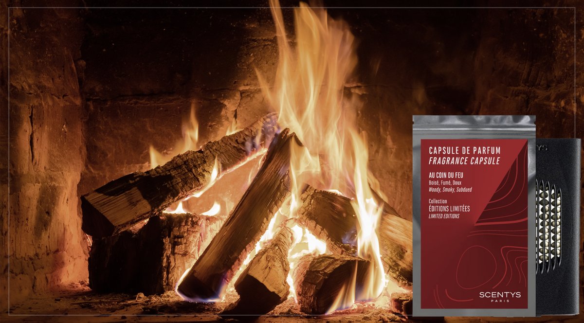 Scentys's tweet photo. Offrez une expérience sensorielle unique à vos clients durant les fêtes de fin d’année. 

Découvrez la fragrance Au coin du Feu, issue de la collection @Scentys en édition limitée 👇
https://t.co/YYM2FjqzW4

#ScentysTechnologie #Technologie #Parfum #ExperienceSensorielle https://t.co/VpQSjDMclG