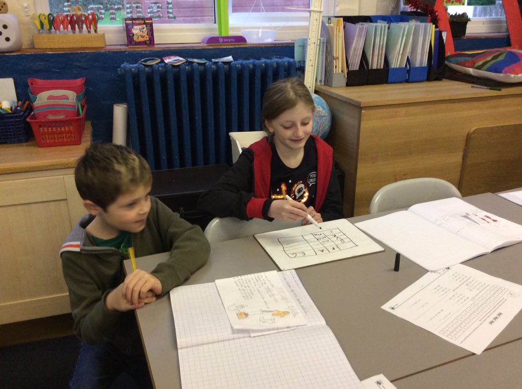 SchoolLlanmiloe's tweet photo. Problem solving on the last day of term! Dosbarth ⭐️ are busy solving each other’s reindeer logic problems @gareth_metcalfe #iseemaths #ambitiouscapablelearners @edgmorgans @wgadmin https://t.co/tfPGEtSykd