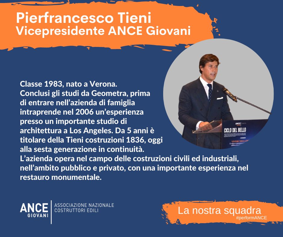 ANCEgiovani's tweet photo. La nostra squadra #ANCEGiovani. Pierfrancesco Tieni, vicepresidente. https://t.co/KOZzqFWnv1