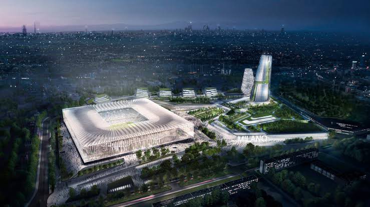 MilanActuFR's tweet photo. 🚨Populous a été choisi pour construire le nouveau projet de stade du Milan et de l’Inter. 

Annonce officielle dans les prochaines 24-48 heures. Il sera prêt à en 2027. 

Capacité du stade : 60-65K. 

On parle de 80M€/an de revenus pour chaque club.

@Gazzetta_it https://t.co/JTloLGABsr