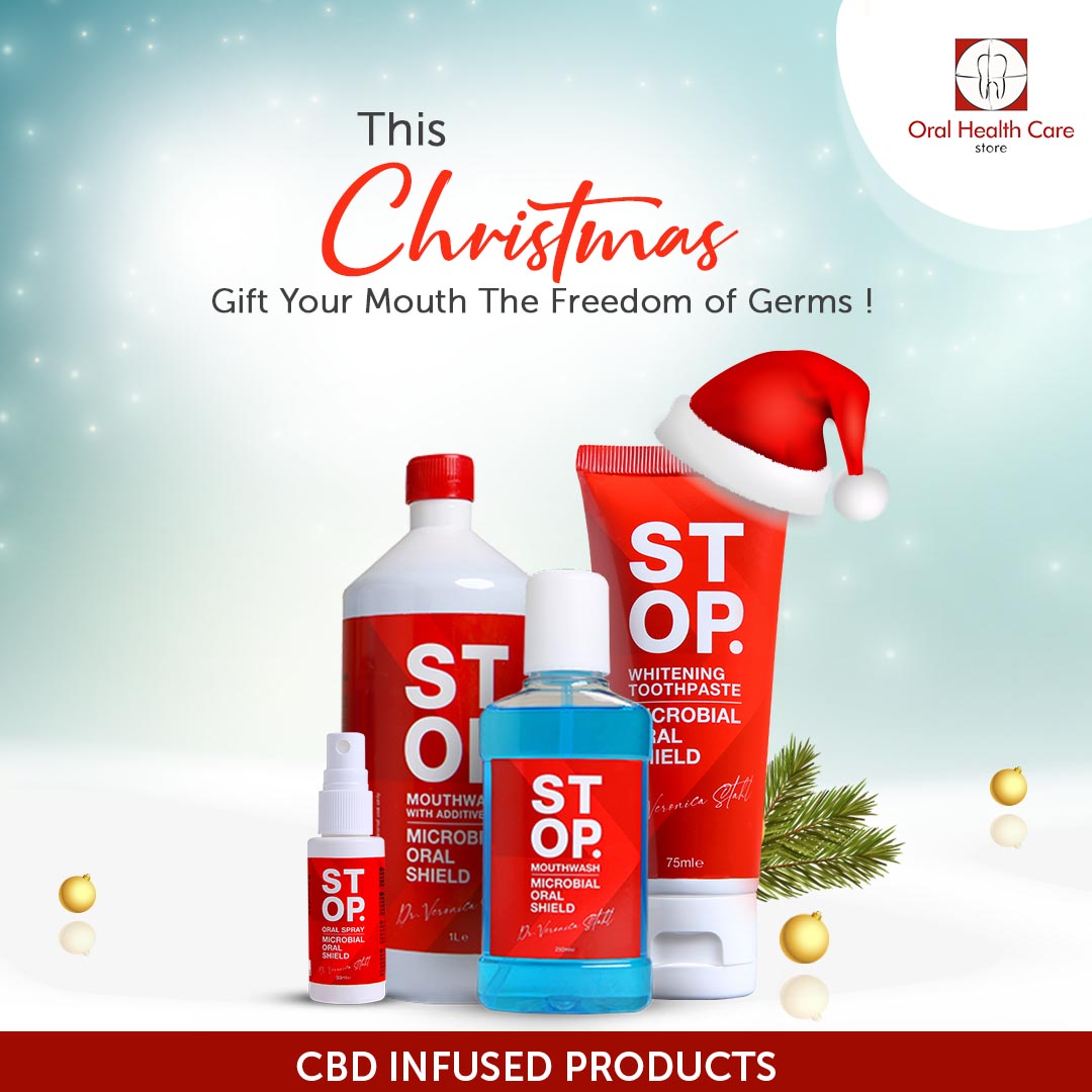 stopproduct04's tweet photo. Smile wider with ST.OP products are fluoride -free, completely organic and provide 100% germ protection for your mouth.

Buy Now : https://t.co/QoOgPAYl6b 

 #STOP #LightenUp #OralCare #CBD #Cannabis #CBDHealth #christmas #christmas2021 #merrychristmas #CBDToothpaste https://t.co/irQ41gjjCM