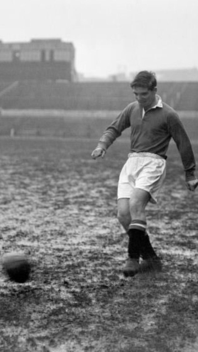 “Even if you are having a nightmare day during which nothing will go right, never cease looking for the ball. In the end everything will come right, for football is a game that rewards those who show courage”. —Duncan Edwards.