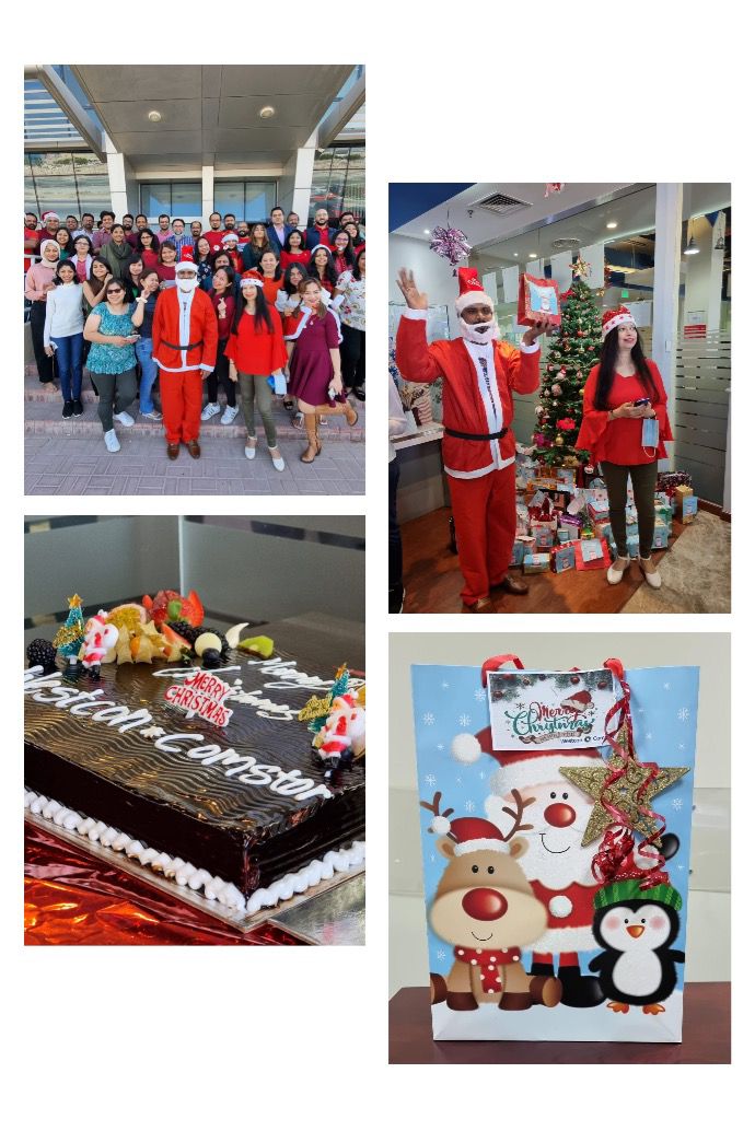 ComstorME's tweet photo. We at Westcon-Comstor love coming together as #OneBigFamily to celebrate and enjoy festivals from different cultures. We today celebrated #Christmas with office decorations, carol singing and distribution of hampers at our office. 🎄Merry Christmas to you and your loved ones! https://t.co/wSC0gqSFkT