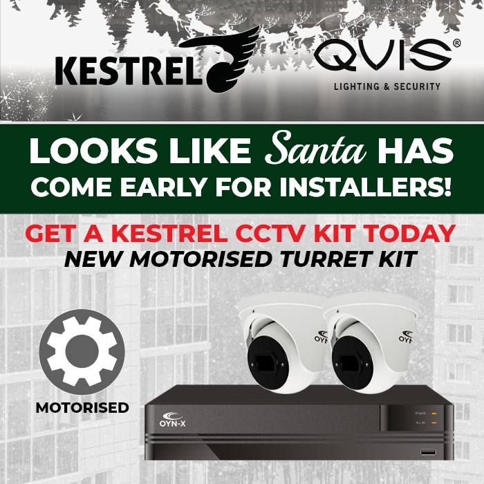 Santa has come early for our installers!

Kestrel 4K 4 Channel NVR 1TB with 2 4K Turret Kits (White)
qvis.co.uk/keskit-motor-2…

Kestrel 8 Channel NVR with 4 Fixed Lens Turret Kit
qvis.co.uk/kes-8ch-ipkit

Kestrel 4 Channel NVR with 2 Fixed Lens Turrets Kit
qvis.co.uk/kes-4ch-ipkit
