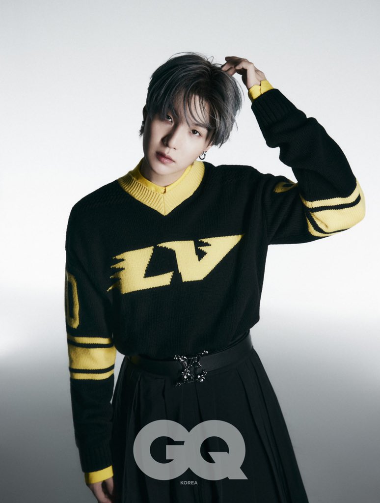 BTSMlN's tweet photo. GQ KOREA, BTS x Louis Vuitton. https://t.co/DgtP1wJous