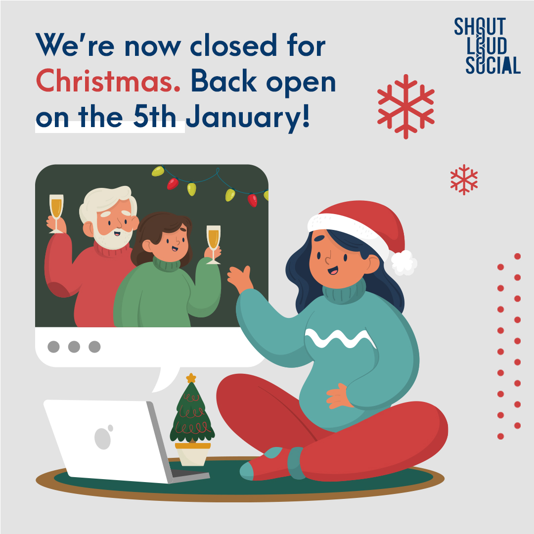 That's it! We are now closed for the festive season! Thank you to all our amazing clients for an amazing year and we can't wait to start the new year fresh, especially with the businesses that we begin to work with to launch their digital marketing plans for the new year!