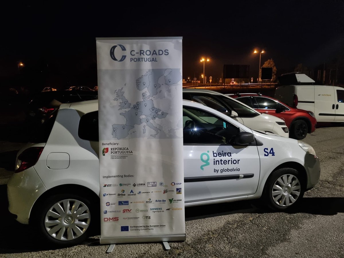 cRoadsPlatform's tweet photo. A major step towards the harmonised implementation of C-ITS services was completed last week in Portugal and Spain👏Cross-border C-ITS interoperability tests were carried out within the framework of #CRoads🚗

#cRoadsPlatform #cooperativeITS #harmonisation #CrossSiteTesting https://t.co/psgDFfDnsr