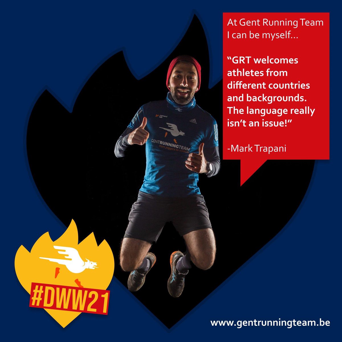 GentRunningTeam's tweet photo. Schrijf je NU in voor 2022 via de link in bio 90€ voor een gans jaar! (gratis sportverzekering)30€ per seizoen van 14 weken (+jaarlijks 11€ sportverzekering) #gentrunningteam #dedraakislos #fromjoggerstoaddicts #lopeningent #running #gent #lopersvangent #dewarmsteweek #dww2021 https://t.co/ApUjrtnoh2