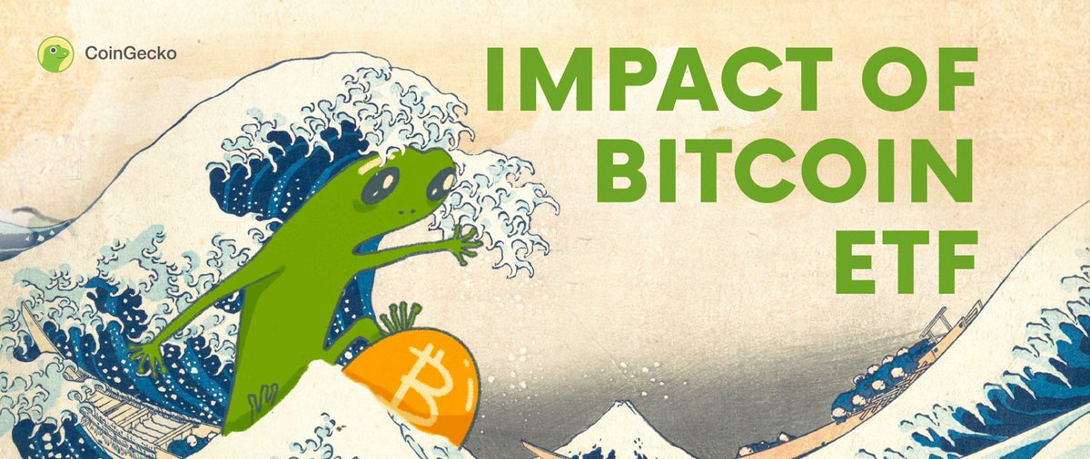 coingecko's tweet photo. The first US Bitcoin Exchange-Traded Fund (BTC ETF) was finally approved on Oct. 19 ’21. This marks a BIG #WIN for crypto, incorporating it into the traditional markets.👑

Here’s how it will impact the entire industry
👉https://t.co/Vk61alqJf0 https://t.co/ihIks0Zs4u