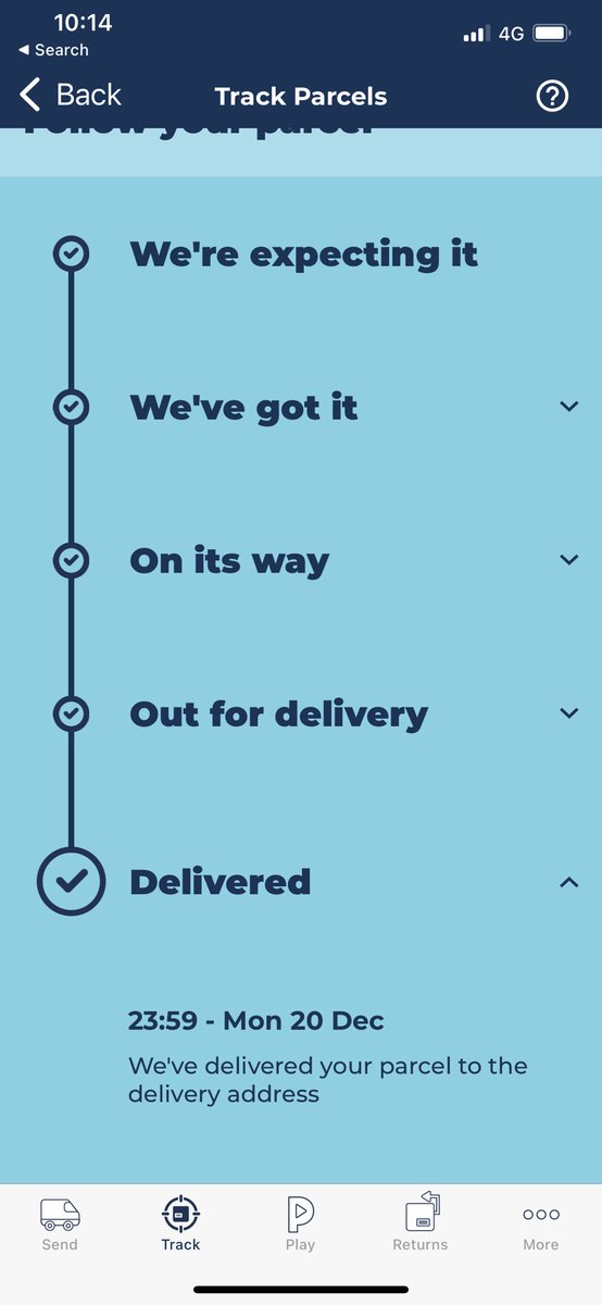 jesshodgkinson's tweet photo. @Hermesparcels I’d like to know where my parcel is.. says it was  delivered last night at MIDNIGHT!! https://t.co/m4bS1b1qqN