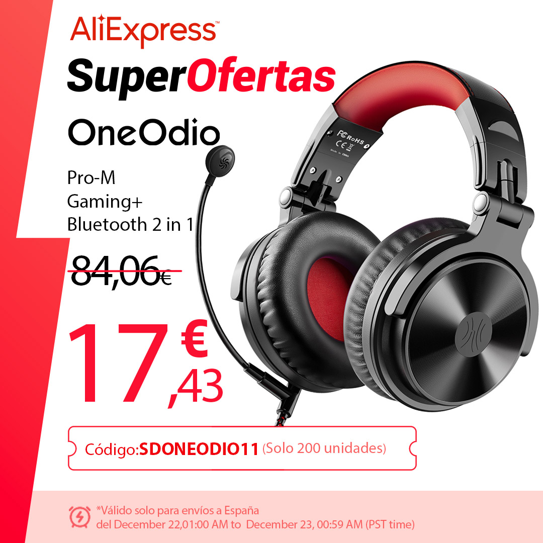 OneOdio on Twitter: "You will never want to miss #OneOdio Pro M for this price! 👏Limited code for 200 units on #Aliexpress only! 😌First first ⭐️Code: * Specially