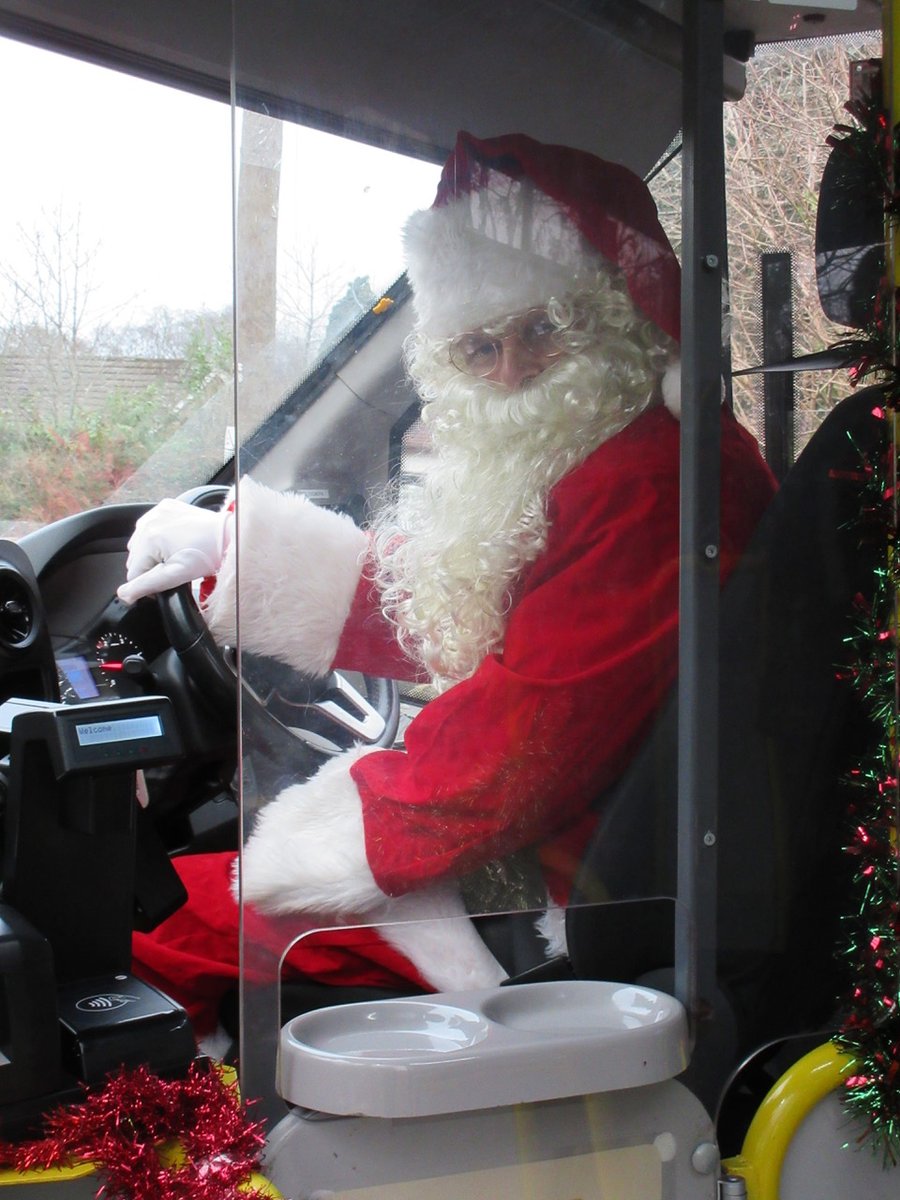Friendsof65Bus's tweet image. Merry Christmas from the drivers and passengers of the #65bus. We all had a seasonal surprise this morning when Santa himself turned up to drive the bus! @MonmouthshireCC @visit_mon @PaulMatthews67 @RichardJohnRJ @Jane4MCC @BusUsersUK @BarclayBusUsers