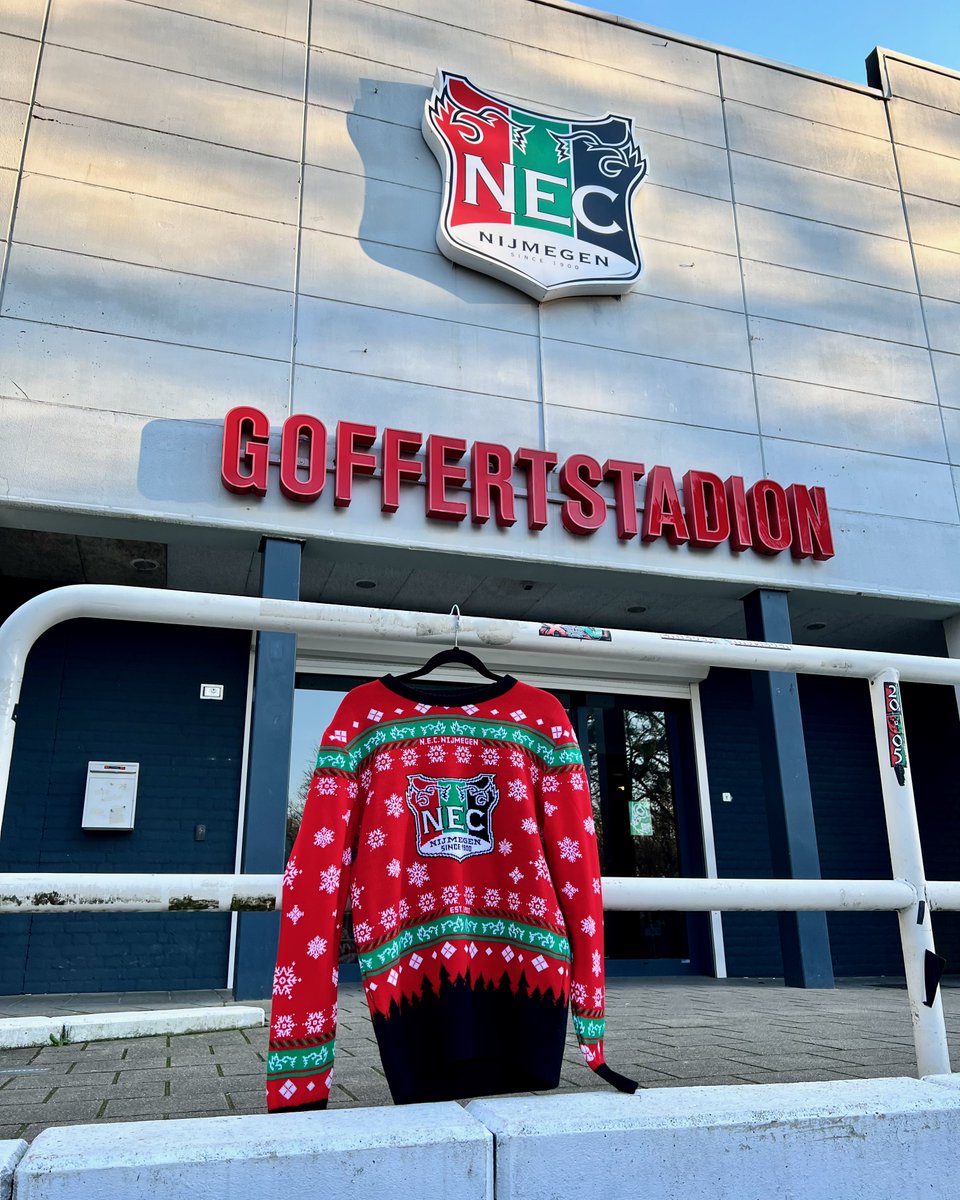 🎁 | 𝐖𝐈𝐍 𝐖𝐈𝐍 𝐖𝐈𝐍! 👕

Wil jij kans maken op dé N.E.C. Kersttrui van 2021? Like en retweet dan dit bericht, volg N.E.C. en wie weet zit jij er deze Kerst extra warmpjes bij? 🔥

Laat in de reacties jouw kledingmaat (S t/m 2XL) achter.