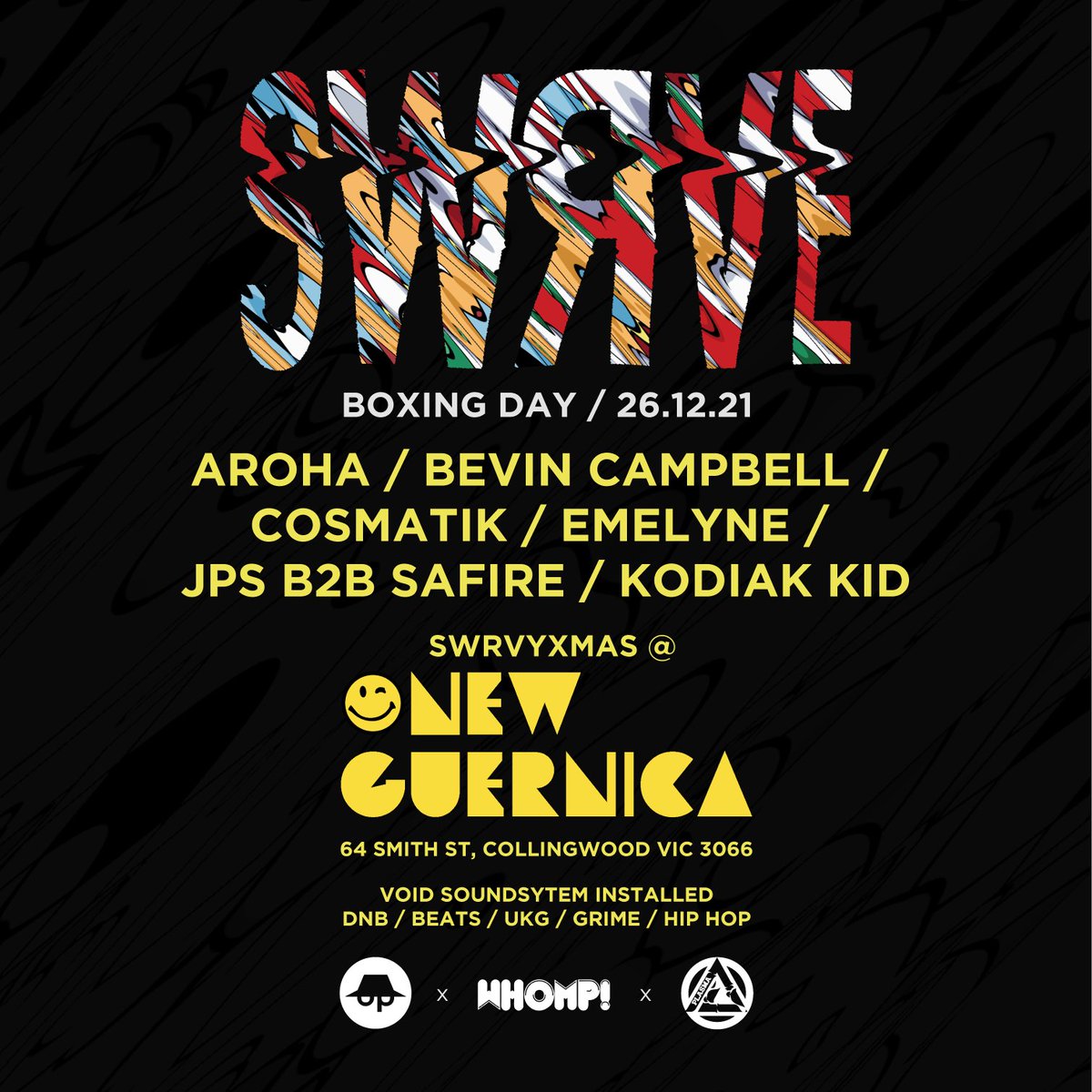 blendcorp's tweet photo. Very much fwd looking to an XMAS sesh at @newguernica w Aroha, Cosmatik, Emelyne @OperativeJP @safire_bba &amp; Kodiak Kid... On a @voidacoustics system too, always  on point 👌 https://t.co/gATaaxGIKY