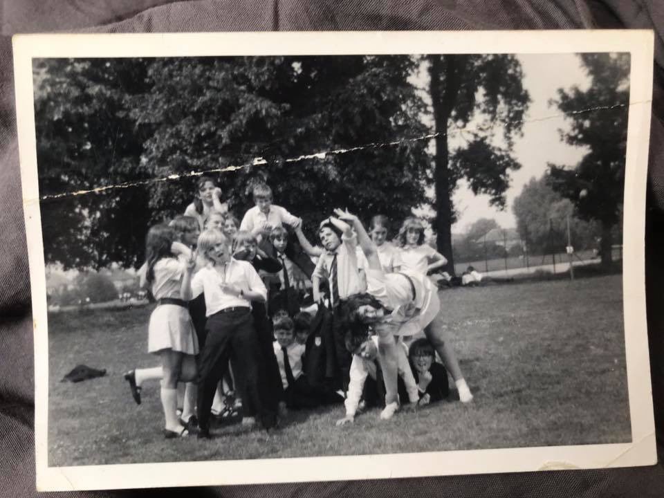 _BigBadJane_'s tweet photo. @studiolambert found this old school photo including Stephen Lambert / Sunshine. He was right out in the front even then! https://t.co/67oXyu1lg5