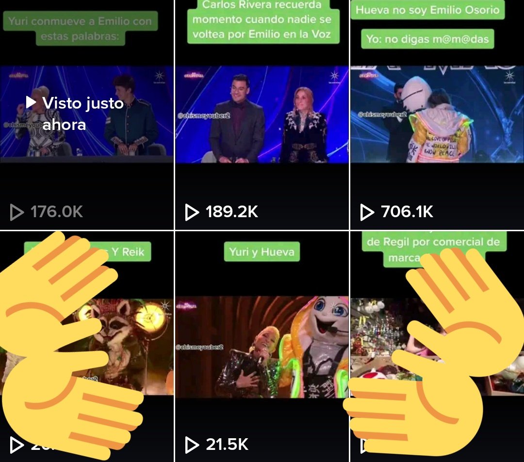 EmilioTikTok's tweet photo. 👤| Esta cuenta el día de ayer subió 4 videos sobre Hueva/Emilio los cuales actualmente van desde las 21k hasta los 700k vistas respectivamente.

- https://t.co/ZnuLG2j8qb

Instagramer del año: Emilio Osorio
@mailomarcos #Socialiteen https://t.co/H6LuubHGw0