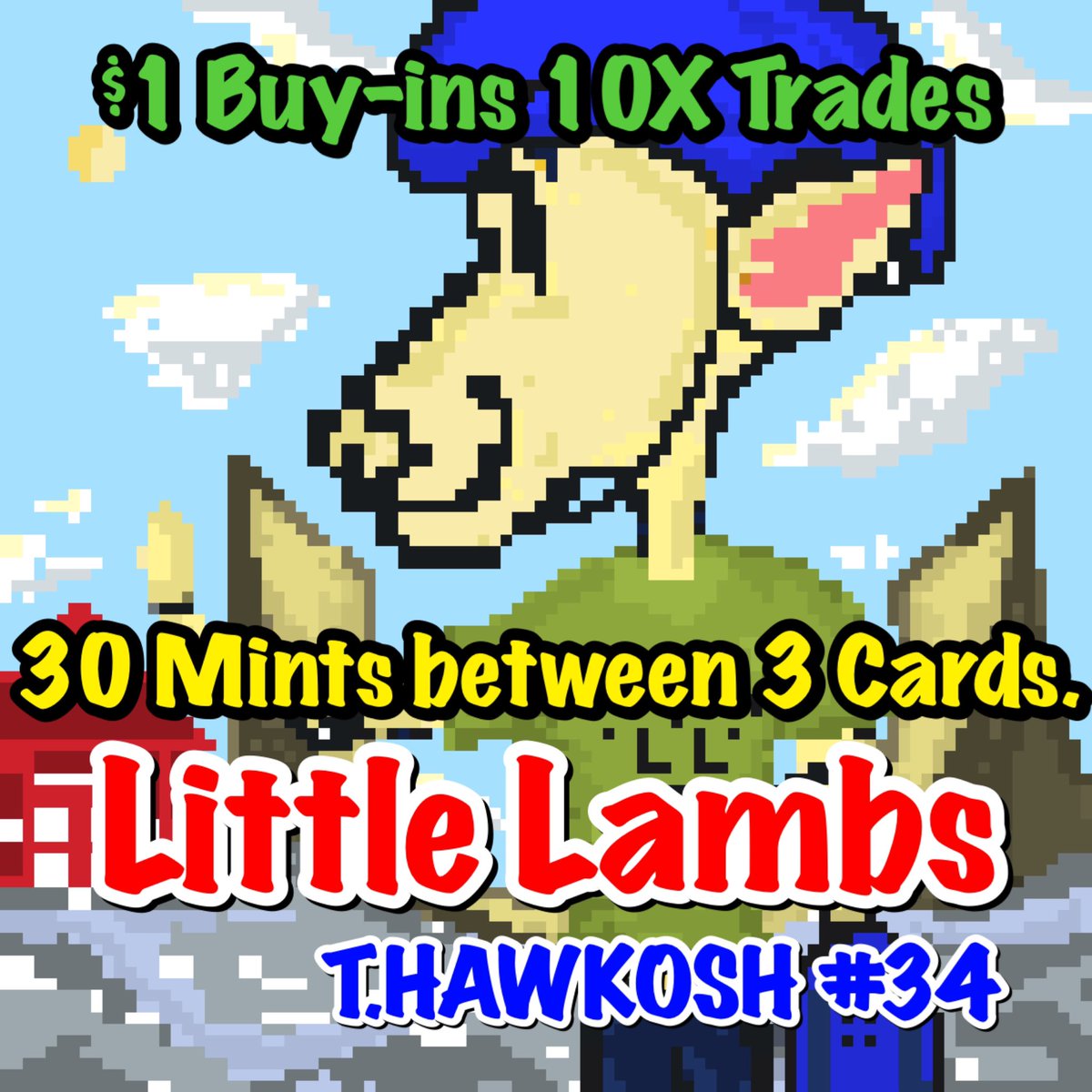 Beatsonthego's tweet photo. Over 30 $1 buy-ins
Collect them all before supplies run out!
Once a collection is closed there will be no more made.
#NFT #littlelambs #crypto #DoDoWorks
Click link below
https://t.co/Qh821RW2B9 https://t.co/G1WpGiAaPU