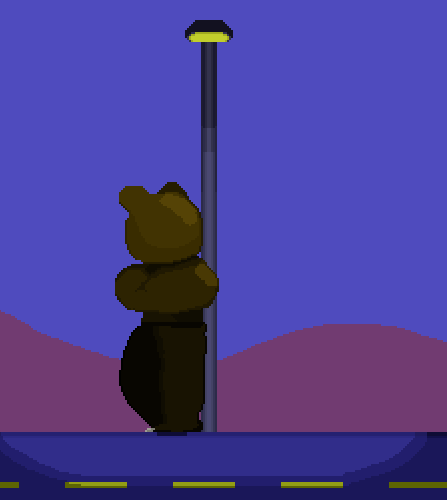 EliTheGriz's tweet photo. Guys.
I'm almost in tears this is so funny. Look at how edgy he is.
#cyberpunk #pixelart #cyBEARpunk #getit #lmao https://t.co/W53G8mHf3B