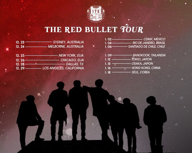 무한! 𐀔 #𝕋HE𝐑ED𝓑𝚄𝙻𝙻𝙴𝚃 𝓣𝐎𝐔𝐑.

〔 일정 안내 — 𝒹𝚊𝚝𝚎𝚜 𝚊𝚗𝚍 𝓁𝚘𝚌𝚊𝚝𝚒𝚘𝚗𝚜 〕

🎫 Get your tickets at: 𝚝𝚒𝚌𝚔𝚎𝚝𝚖𝚊𝚜𝚝𝚎𝚛.𝚌𝚘𝚖/𝚒𝚗𝚏𝚒𝚗𝚒𝚝𝚎 ✧