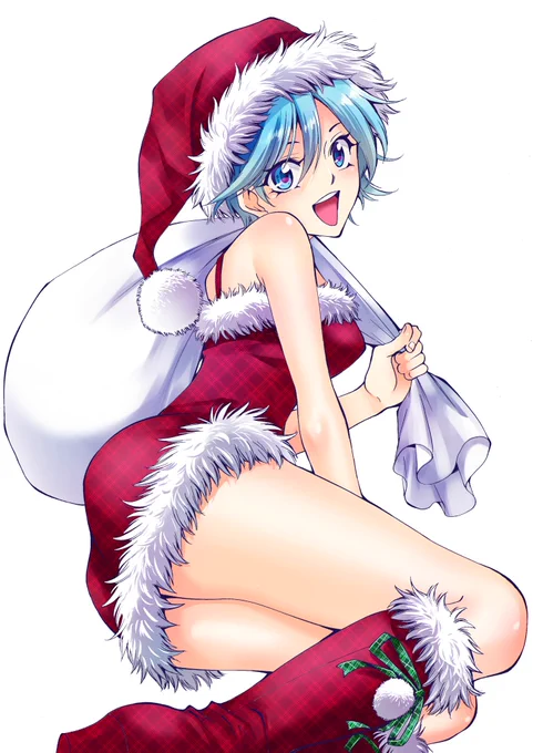 🎄原画展にはいなかったサンタコス風夏🎄 