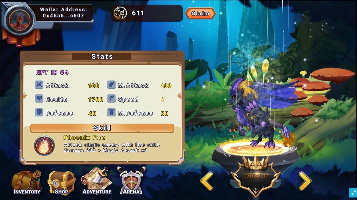 DRAGONVERSE_OA's tweet photo. 🙀DISCOVER NFT BOXES WITH WHAT CHARACTERS!!!
🔥Draco - Skill: Fire
With the power of fire, Draco can deal a huge amount of damage in trade of defense. He is the most violent one in five dragons
Phoenix fire: attack single enemy with fire skill
Damage: 200 +magic attack: x3 https://t.co/qTTDJty2om