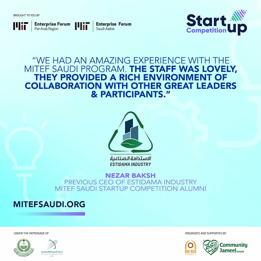 startsmartsaudi's tweet photo. We create an inspirational environment for the entrepreneurs in the Arab world to drive their creativity⚡️
#MITEFSaudi #madinah https://t.co/lgAbxgapcq