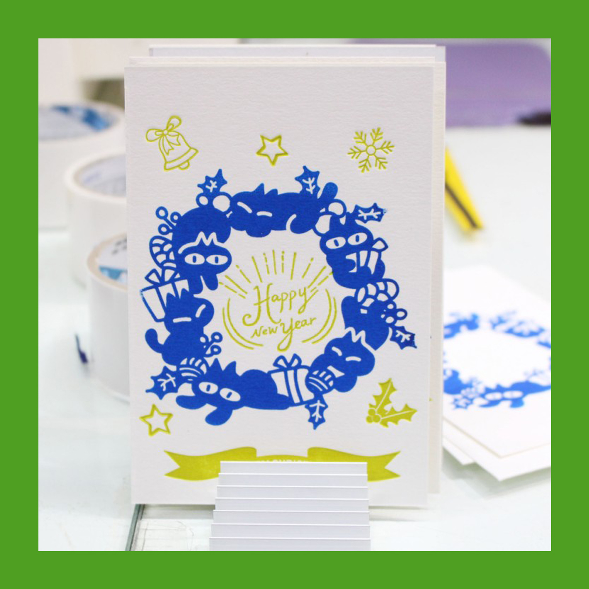 db_print's tweet image. 해피 메리 크리스마스! 레터프레스와 실크스크린으로 탄생한 멋진 크리스마스 카드들! 🎅