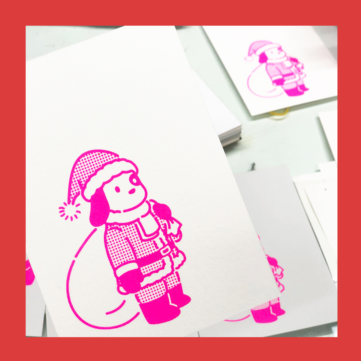 db_print's tweet image. 해피 메리 크리스마스! 레터프레스와 실크스크린으로 탄생한 멋진 크리스마스 카드들! 🎅