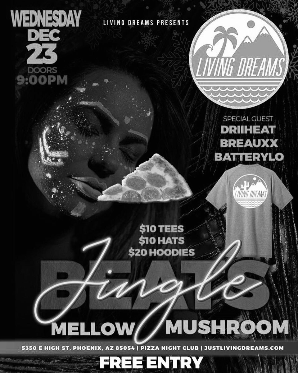 DRiiHEAT_Prod's tweet photo. This weeks #MellowWednesday !
Catch us at Mellow Mushroom High Street, for our Ugly sweater party ! 9:30pm-1am https://t.co/qVXiryuKsE