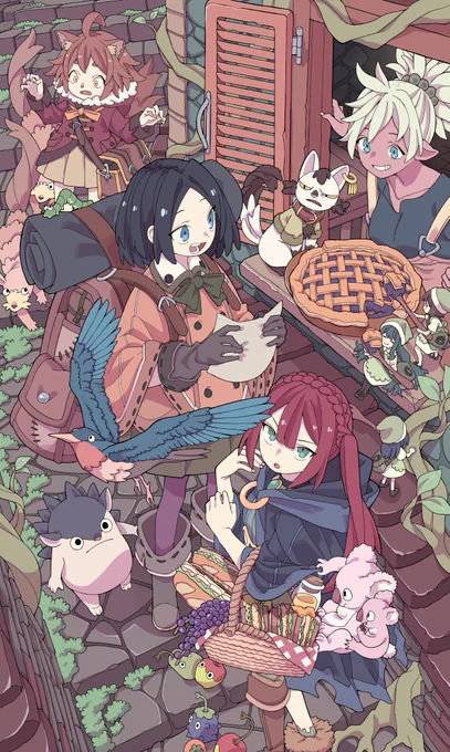 #今年も残りわずかなのでお気に入りの4枚を貼る 
そもそもそんなに描いてないけど...! 