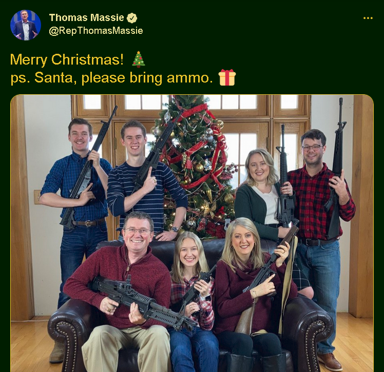YourAnonNews's tweet photo. 🇺🇸 The inmates run the Asylum - YAN #ThisXmas #BanTheNRA 🎄https://t.co/V1yXlUqPWu https://t.co/btLOiNjf8B