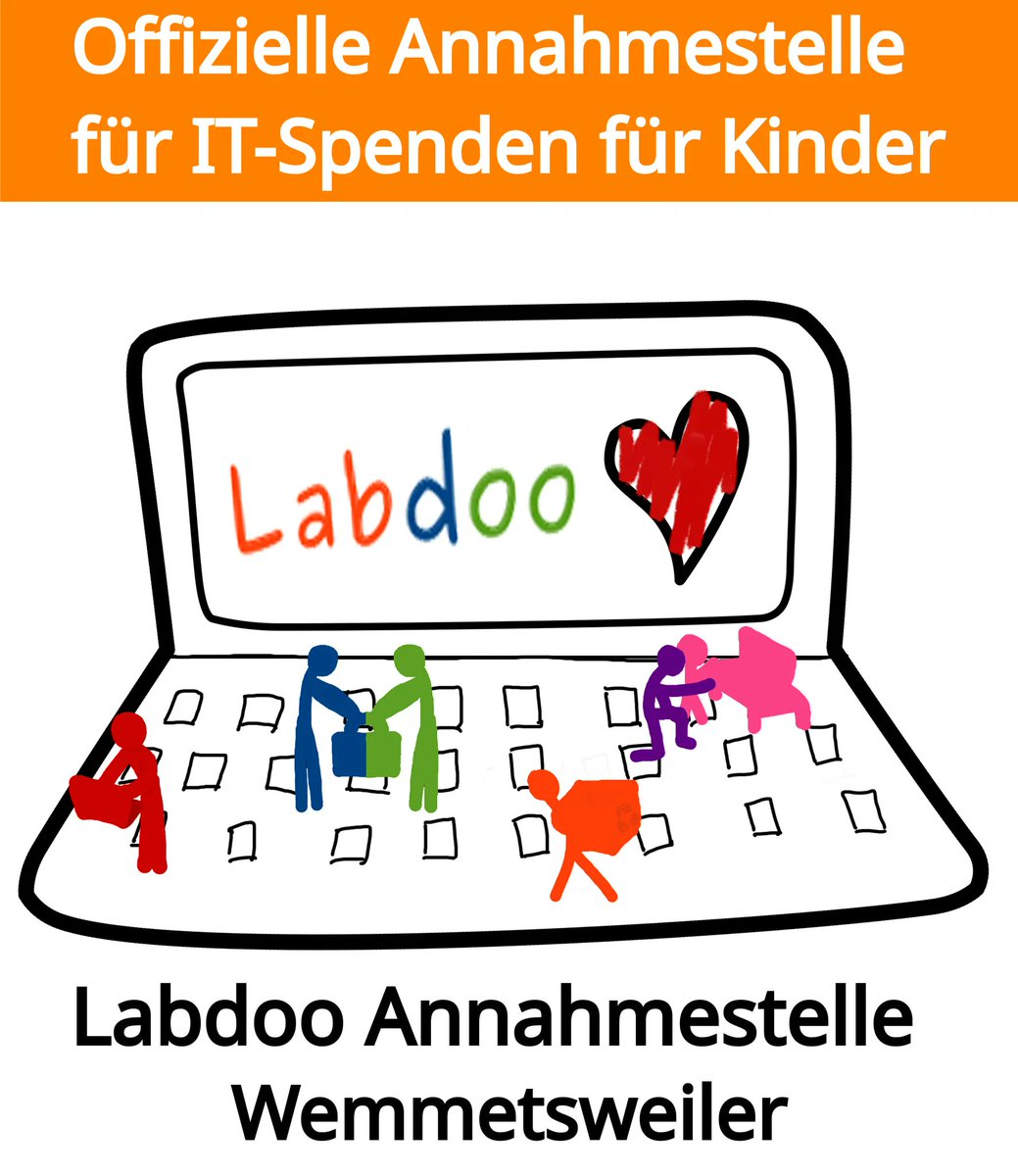 labdoo_D's tweet photo. Geschafft, wir haben jetzt in jedem Bundesland mindestens eine Annahmestelle für IT-Spenden 😀
Ab sofort nimmt Sabrina Hartmann eure IT-Spenden 💻 in Wemmetsweiler, Saarland, Germany an.  https://t.co/jCHi7JDQzp
#Labdoo #saarland #merchweiler  #itspende #danke #laptop #Tablet https://t.co/EjeN3bFSiM
