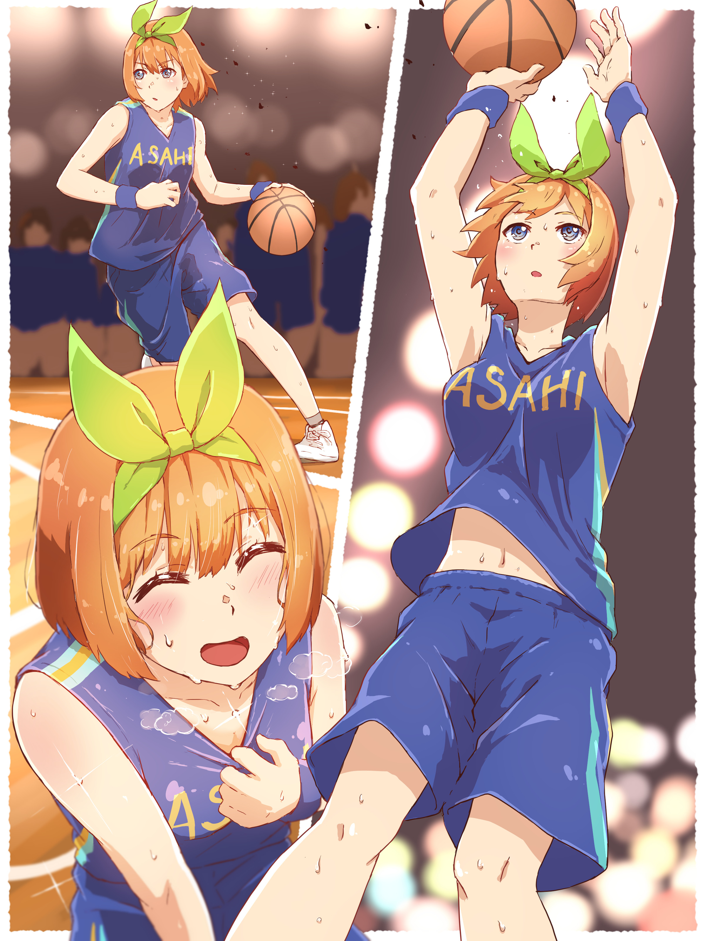 五等分の花嫁∬]スポーツタオル（中野四葉）
