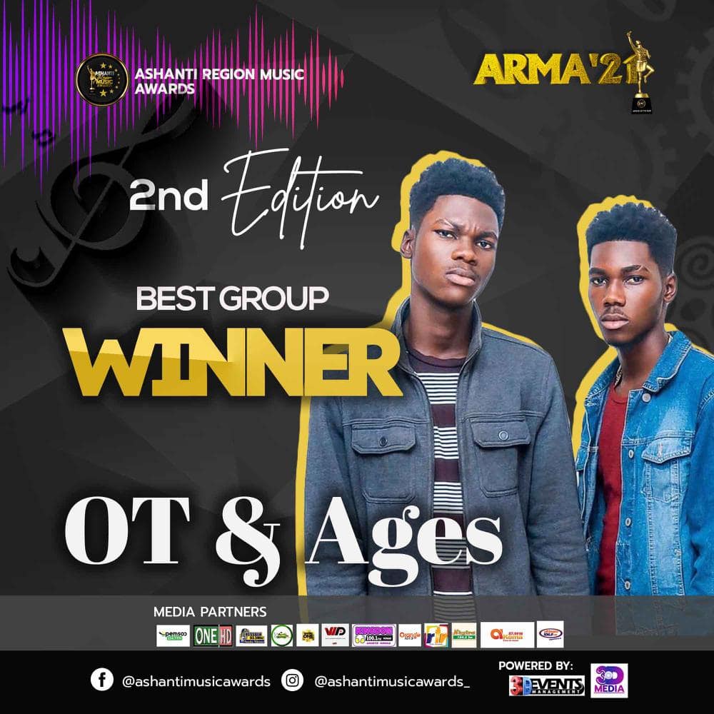WhatzupKumasi's tweet photo. #ARMA21: Here are some winners @JayBahd1 @OT_n_Aiges #kwekudarlington https://t.co/Gn7XKas29j