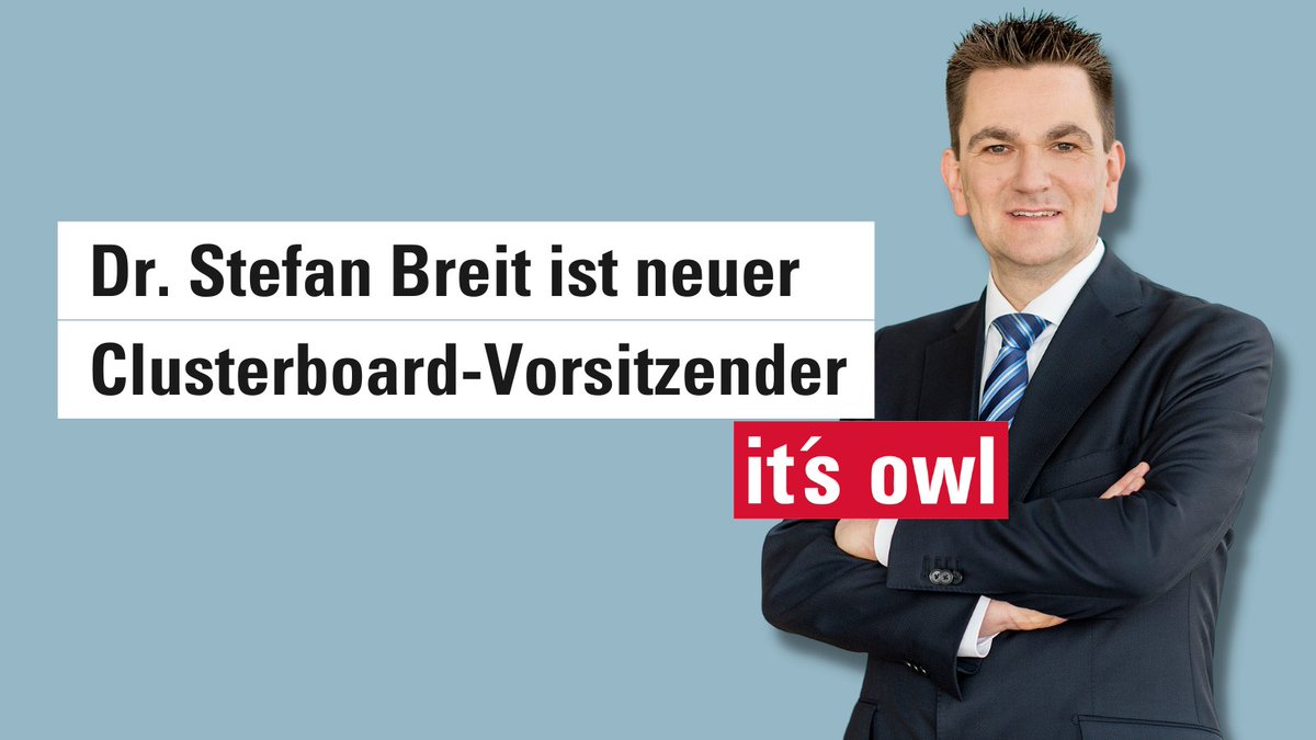 Er legte den Grundstein und prägte it’s OWL jahrelang an der Spitze des Clusterboards – Prof. Dr.-Ing. Jürgen Gausemeier. Jetzt steht sein Nachfolger fest: Dr. Stefan Breit, Geschäftsführer Miele, ist neuer Vorsitzender des Vereinsvorstands. 

Mehr Infos: bit.ly/3eawMLc