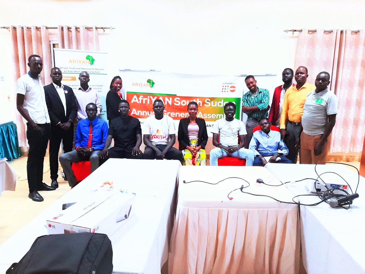 HumanitycareSSD's tweet photo. Humanity Care South Sudan participate in yesterday AfriYAN South Sudan Annual General Assembly at YamHotel.

It was a great honor and privilege to be part of this great Youth Network across the country and regionally. https://t.co/sHnpT1rha4