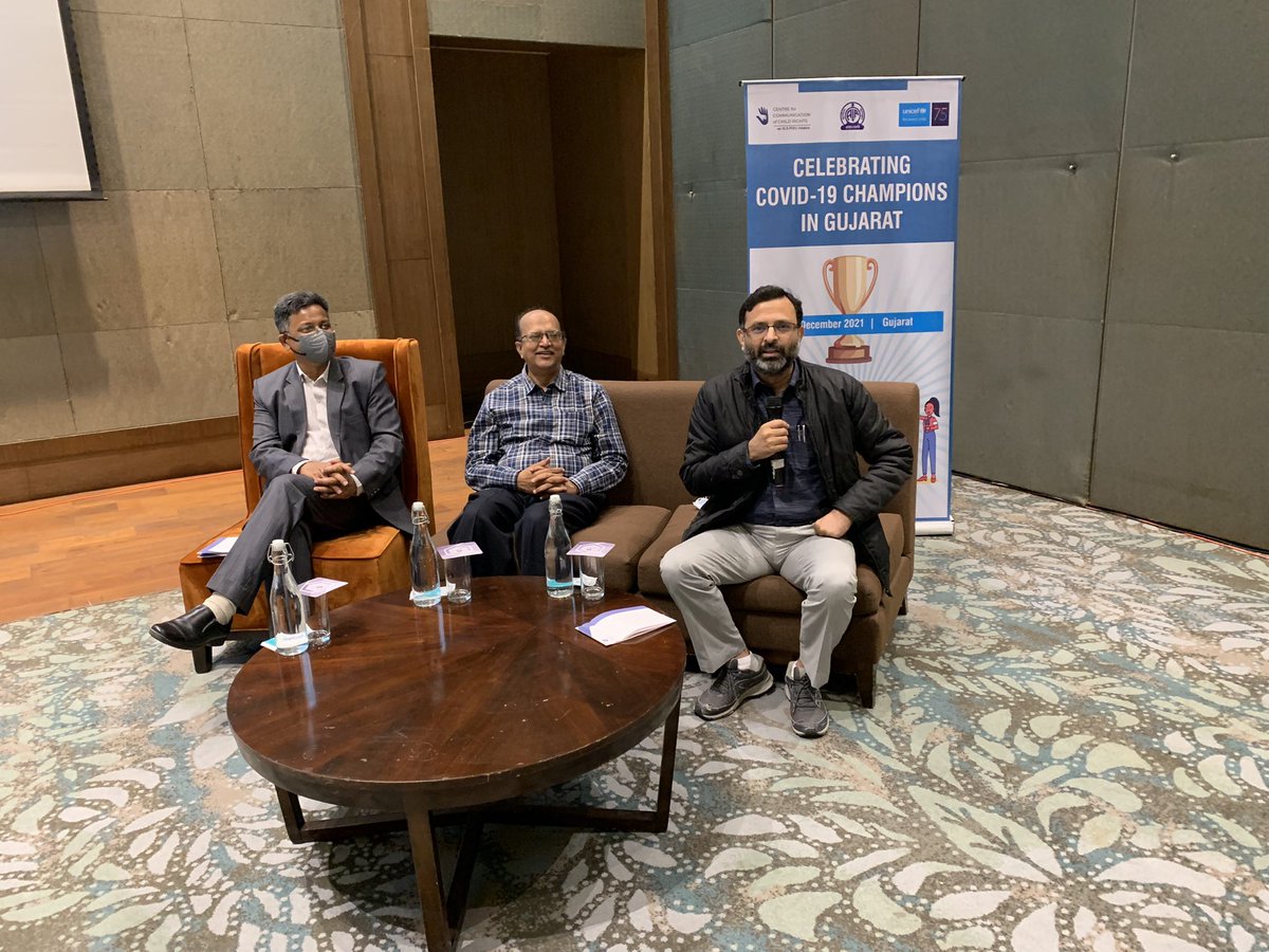 CCCRPDEU's tweet photo. Shri Lalji Chavda, Assistant Director of @ahmedabad_info, @InfoGujarat shares his experience of battling #covid crisis on the personal and professional front in the last two years #Unite2FightCorona https://t.co/IRLh80ql9X