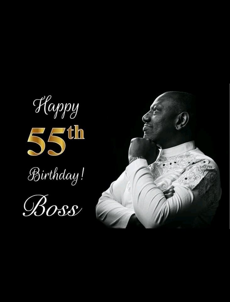 Happy birthday boss the 5th president of Kenya H.E Dp William Ruto. 