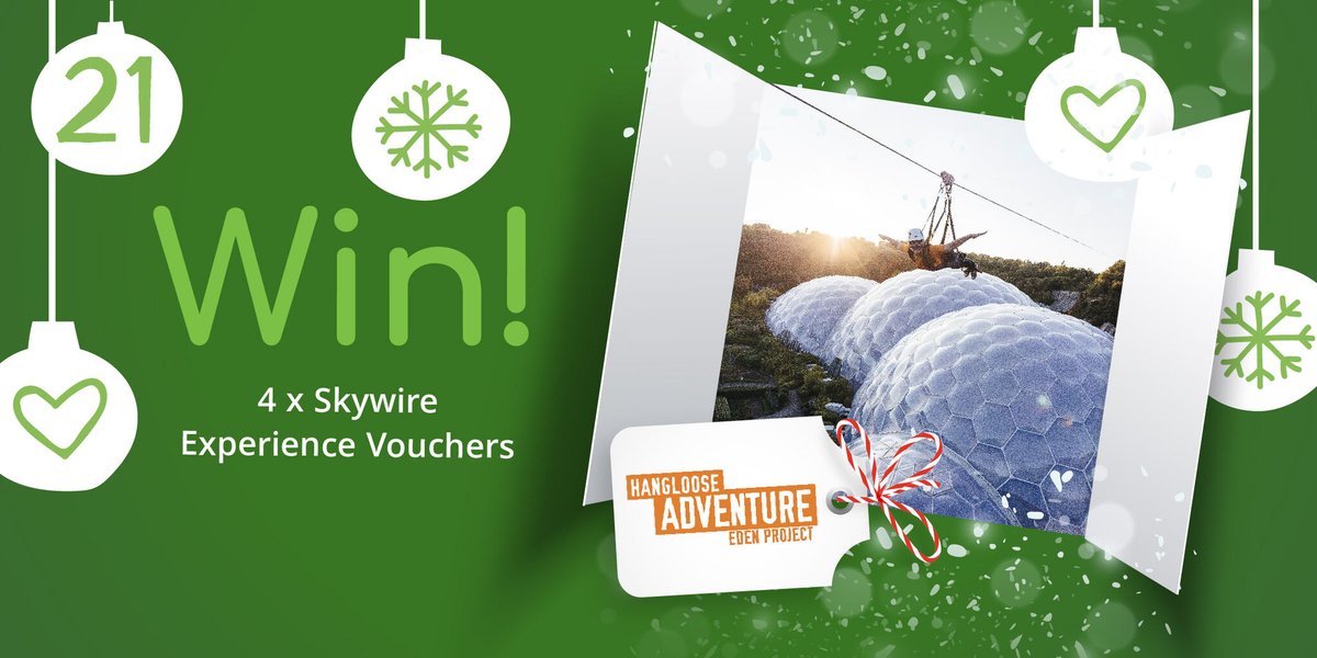 Day 21 of our Christmas Advent Giveaway has arrived!
𝗪𝗜𝗡 4 x Skywire Experience vouchers at <a href="/HanglooseEden/">Hangloose</a>

To enter:
🎄 Follow Us
🎄 Retweet this Tweet
🎄 Visit bit.ly/TTTXmasDay21 for 3 more ways to enter!

#TTTAdvent #DecemberWish #Competition