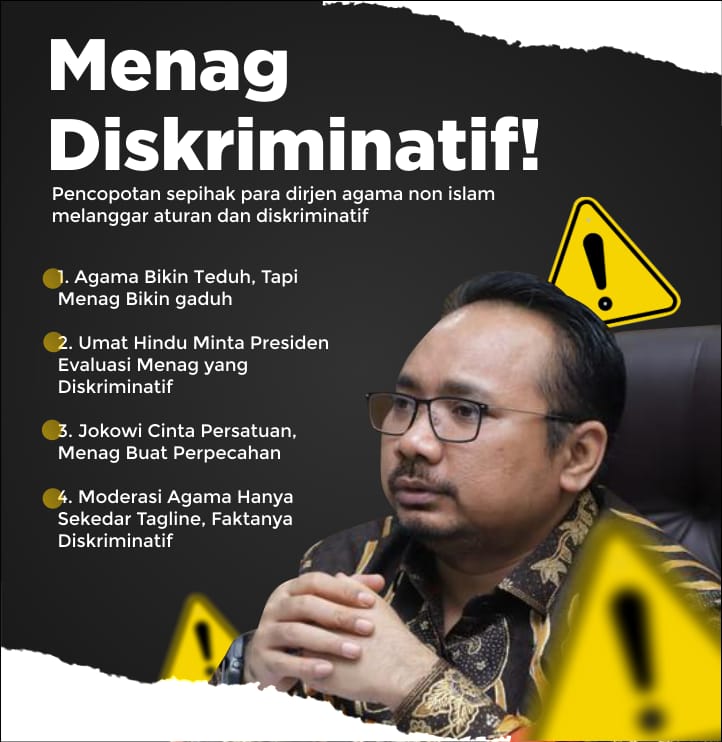 md_astrama's tweet photo. Kampanye nya Moderasi, Realitanya Diskriminasi!
@kemensetnegRI
@setkabgoid
@nahdlatululama
@jokowi
@YaqutCQoumas

#MenagDiskriminasi
#CopotGusYaqut
#SaveHindu
#SaveDirjenHindu https://t.co/ykgs70orRg