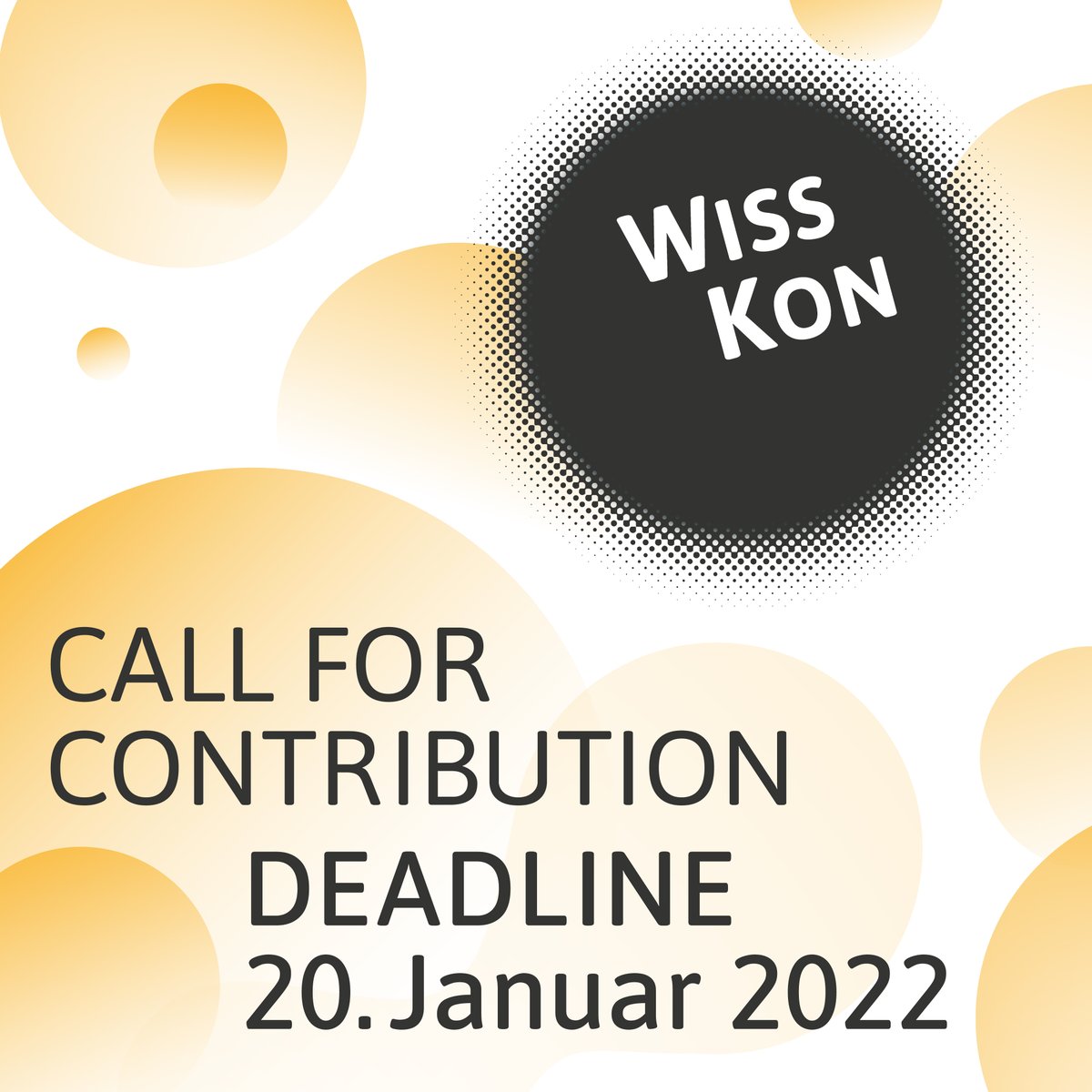 Gestaltet die hybride #WissKon22 aktiv mit! Reicht Eure Ideen für digitale Workshops ein oder schlagt Euer #Wisskomm-Projekt für die 7x7 vor. Bis zum 20. Januar 2022 sammeln wir Einreichungen für das Programm der <a href="/NaWik/">Nationales Institut für Wissenschaftkommunikation</a>-Konferenz. Wir sind gespannt!
nawik.de/blog/wisskon-c…