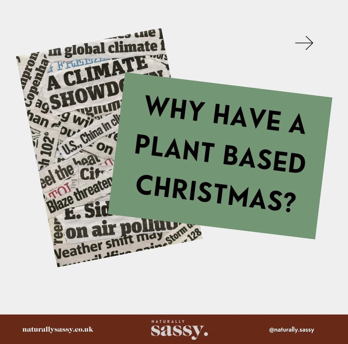 NaturallySassy_'s tweet photo. Why have a Plant Based Christmas? A new survey shows that 20% of brits will be ditching meat this Christmas. Here are some reasons to join them 🌱🎄🌍 https://t.co/B7ECrD393B
