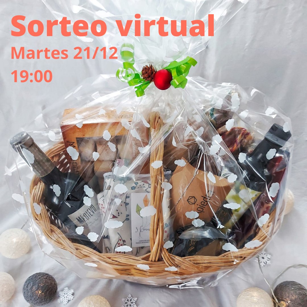 AMPAMejico's tweet photo. Debido a la situación actual, el sorteo de las cestas navideñas se realizará de forma virtual hoy martes 21/12 a las 19:00.
Podéis acceder con el enlace que os hemos enviado por correo.
¡Mucha suerte a todas!
#CestasNavidad #SorteoVirtual https://t.co/xnSwly4NWb