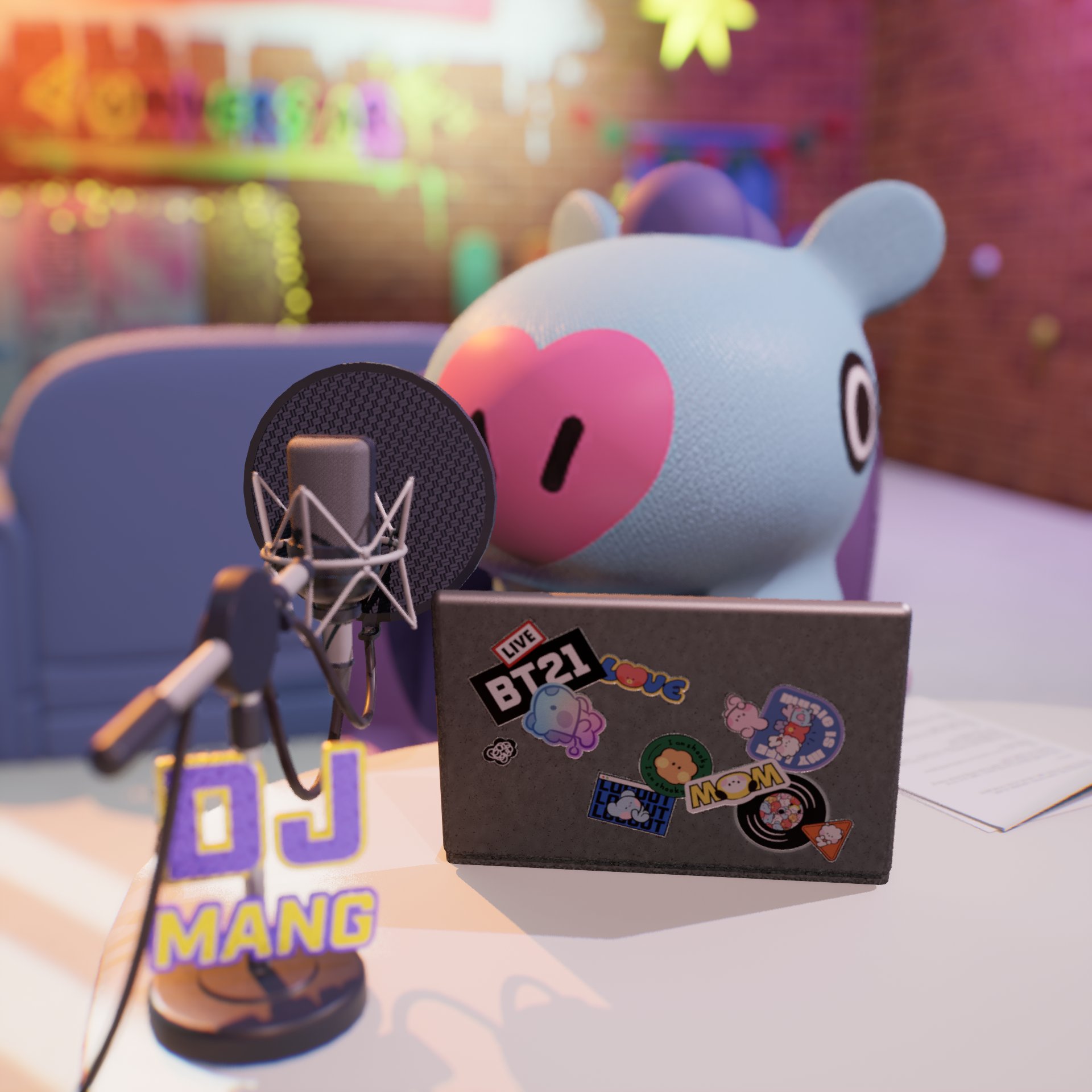 防弾少年団（BTS）【公式】BT21 MOODLIGHT　（MANG） 防弾少年団（BTS）【公式】BT21 MOODLIGHT （MANG） BTS BT21
