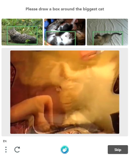 MELVINWHO's tweet photo. @ShaShaPlsStop Oh you think you had it hard drawing a box around a cat? You had to take a look at mine... this is a real fucking H-Captcha I got. https://t.co/Y0Tr7qOAVL